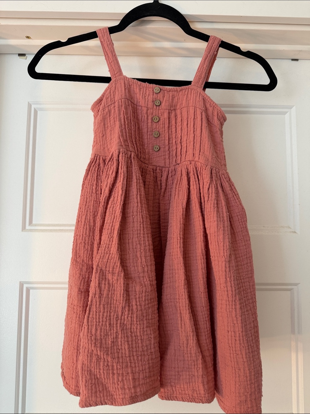 Rylee + Cru Textured Sundress in Dusty Rose